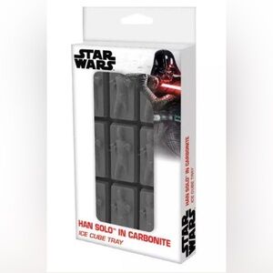 Star Wars Black Han Solo in Carbonite Silicone Ice Cube Tray